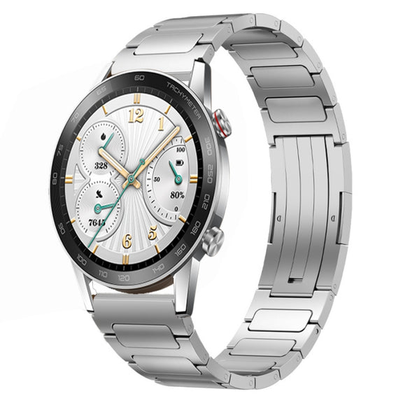 For Honor Watch GS 3i 22mm I-Shaped Titanium Alloy Watch Band(Sliver)
