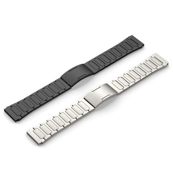 For Honor Watch GS 3 22mm I-Shaped Titanium Alloy Watch Band(Black)