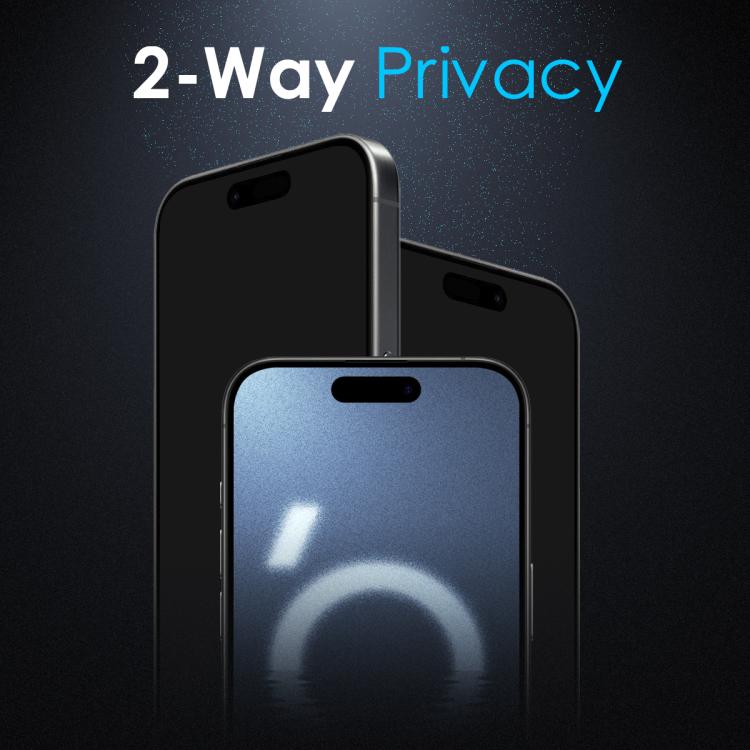 For iPhone 16 Pro Max NORTHJO A++ 0.3mm 28 Degree Privacy Screen Tempered Glass Film - iPhone 16 Pro Max Tempered Glass by NORTHJO | Online Shopping South Africa | PMC TechLife | Buy Now Pay Later Mobicred