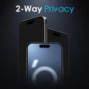 For iPhone 16 Pro Max NORTHJO A++ 0.3mm 28 Degree Privacy Screen Tempered Glass Film