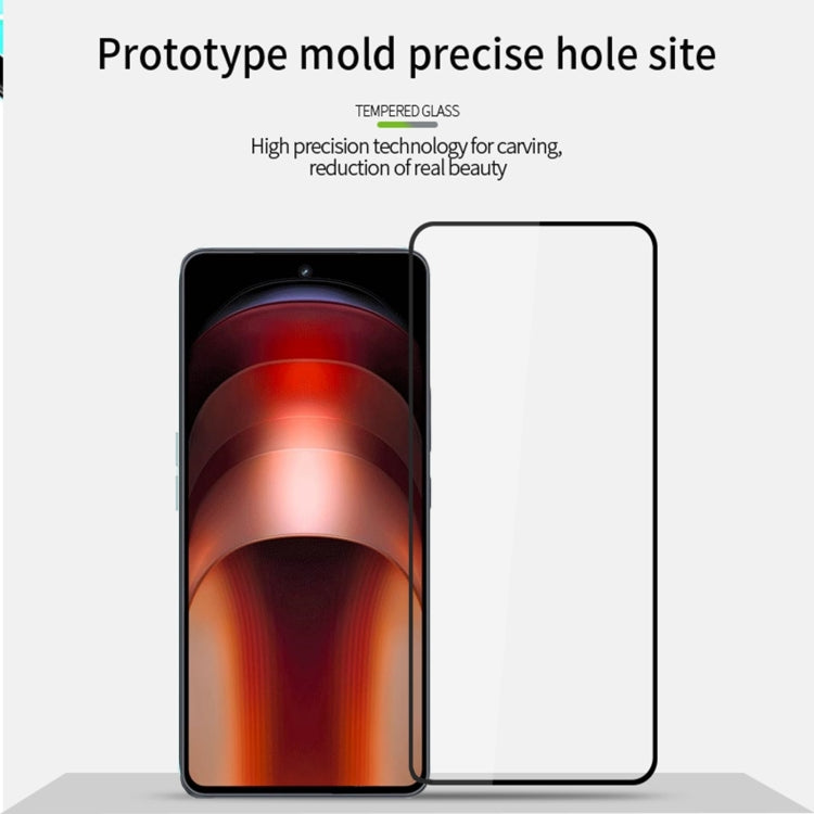 For vivo iQOO Neo9 / Neo9 Pro PINWUYO 9H 2.5D Full Screen Tempered Glass Film(Black) - vivo Tempered Glass by PINWUYO | Online Shopping South Africa | PMC TechLife | Buy Now Pay Later Mobicred