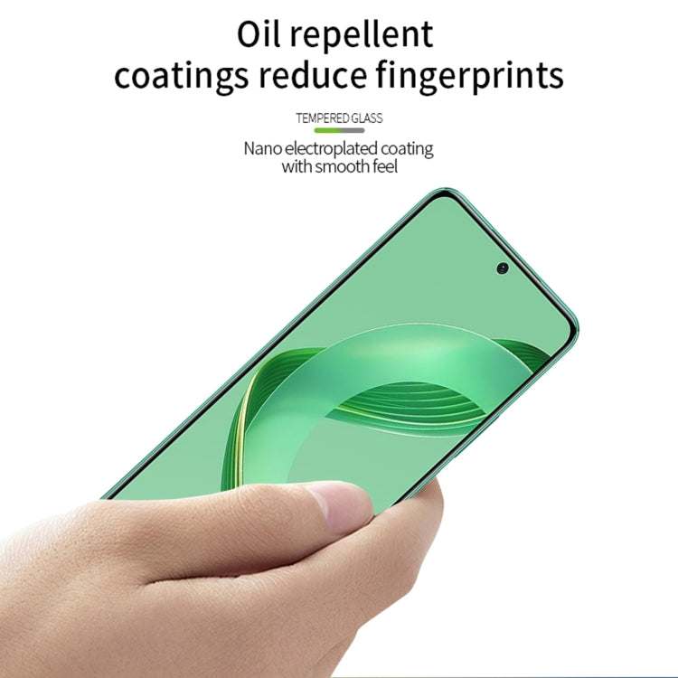 For Huawei nova 12 SE PINWUYO 9H 2.5D Full Screen Tempered Glass Film(Black) - Huawei Tempered Glass by PINWUYO | Online Shopping South Africa | PMC TechLife | Buy Now Pay Later Mobicred