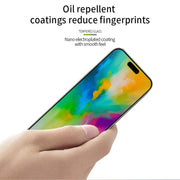 For iPhone 16 Pro PINWUYO 9H 3D Curved Full Screen Explosion-proof Tempered Glass Film(Black)