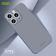 For iPhone 15 Pro MOFI Qin Series Skin Feel All-inclusive PC Phone Case(Gray)