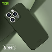 For iPhone 15 Pro MOFI Qin Series Skin Feel All-inclusive Silicone Phone Case(Green)