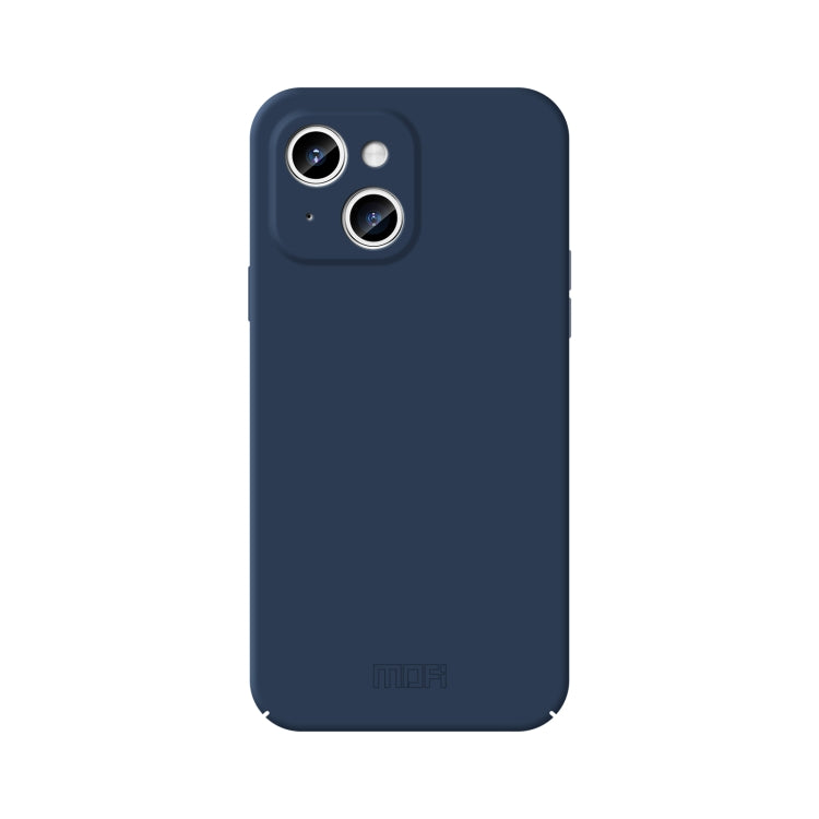 For iPhone 15 MOFI Qin Series Skin Feel All-inclusive PC Phone Case(Blue) - iPhone 15 Cases by MOFI | Online Shopping South Africa | PMC TechLife | Buy Now Pay Later Mobicred