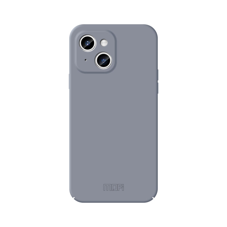 For iPhone 14 Plus MOFI Qin Series Skin Feel All-inclusive PC Phone Case(Gray) - iPhone 14 Plus Cases by MOFI | Online Shopping South Africa | PMC TechLife