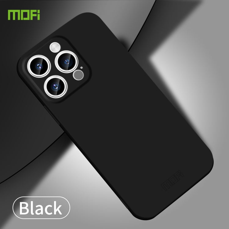 For iPhone 14 Pro MOFI Qin Series Skin Feel All-inclusive PC Phone Case(Black) - iPhone 14 Pro Cases by MOFI | Online Shopping South Africa | PMC TechLife
