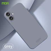 For iPhone 16 MOFI Qin Series Skin Feel All-inclusive PC Phone Case(Gray)