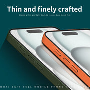 For iPhone 16 MOFI Qin Series Skin Feel All-inclusive PC Phone Case(Gray)