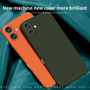 For iPhone 16 MOFI Qin Series Skin Feel All-inclusive PC Phone Case(Pink)