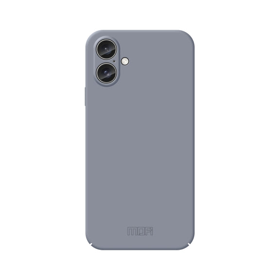 For iPhone 16 Plus MOFI Qin Series Skin Feel All-inclusive PC Phone Case(Gray)