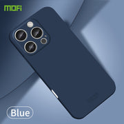For iPhone 16 Pro MOFI Qin Series Skin Feel All-inclusive PC Phone Case(Blue)