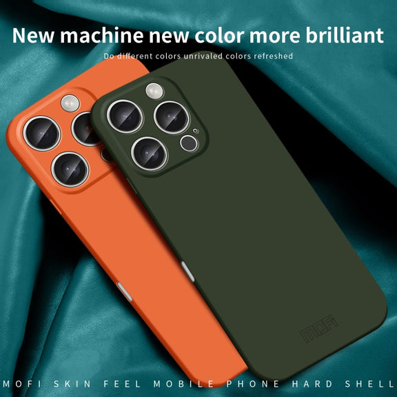 For iPhone 16 Pro Max MOFI Qin Series Skin Feel All-inclusive PC Phone Case(Black)