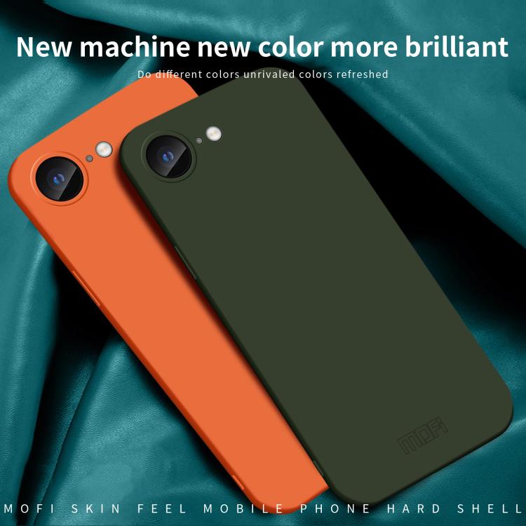 For iPhone 16e MOFI Qin Series Skin Feel All-inclusive PC Phone Case(Gray) - free shipping - PMC Jewellery - Order now!