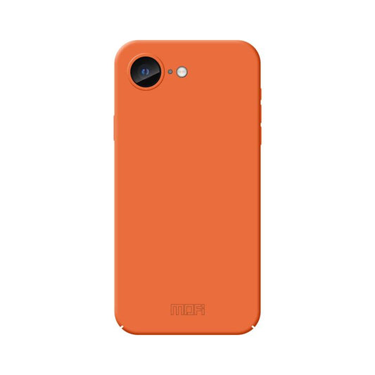 For iPhone 16e MOFI Qin Series Skin Feel All-inclusive PC Phone Case(Orange) - free shipping - PMC Jewellery - Order now!