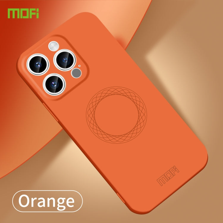 For iPhone 15 Pro Max MOFI Qin Series Skin Feel All-inclusive Silicone Phone Case(Orange) - free shipping - PMC TechLife - Order now!