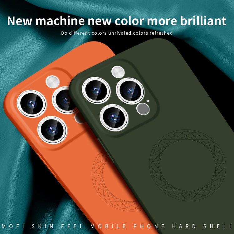 For iPhone 15 Pro MOFI Qin Series Skin Feel All-inclusive Silicone Phone Case(Gray)