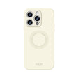 For iPhone 15 Pro MOFI Qin Series Magsafe Skin Feel All-inclusive Silicone Phone Case(Beige) - iPhone 15 Pro Cases by MOFI | Online Shopping South Africa | PMC TechLife