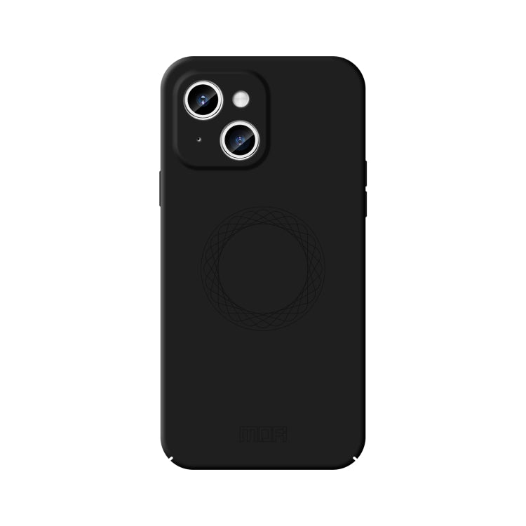For iPhone 15 Plus MOFI Qin Series Skin Feel All-inclusive Silicone Phone Case(Black) - free shipping - PMC TechLife - Order now!