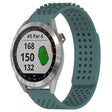For Garmin Approach S40 20mm Holes Breathable 3D Dots Silicone Watch Band(Olive Green) - Watch Bands by PMC TechLife | Online Shopping South Africa | PMC TechLife