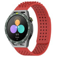For Huawei Watch GT3 SE 22mm Holes Breathable 3D Dots Silicone Watch Band(Red) - free shipping - PMC TechLife - Order now!