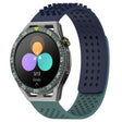 For Huawei Watch GT3 SE 22mm Holes Breathable 3D Dots Silicone Watch Band(Midnight Blue+Olive Green) - Watch Bands by PMC TechLife | Online Shopping South Africa | PMC TechLife