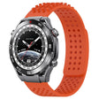 For Huawei Watch Ultimate 22mm Holes Breathable 3D Dots Silicone Watch Band(Orange) - Watch Bands by PMC TechLife | Online Shopping South Africa | PMC TechLife | Buy Now Pay Later Mobicred
