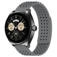 For Huawei Watch Buds 22mm Holes Breathable 3D Dots Silicone Watch Band(Grey) - Watch Bands by PMC TechLife | Online Shopping South Africa | PMC TechLife