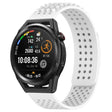 For Huawei Watch GT Runner 22mm Holes Breathable 3D Dots Silicone Watch Band(White) - free shipping - PMC TechLife - Order now!