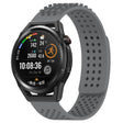 For Huawei Watch GT Runner 22mm Holes Breathable 3D Dots Silicone Watch Band(Grey) - Watch Bands by PMC TechLife | Online Shopping South Africa | PMC TechLife