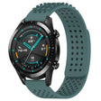 For Huawei GT2 46mm 22mm Holes Breathable 3D Dots Silicone Watch Band(Olive Green) - free shipping - PMC TechLife - Order now!