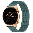 For Honor Watch GS 3 22mm Holes Breathable 3D Dots Silicone Watch Band(Olive Green) - Watch Bands by PMC TechLife | Online Shopping South Africa | PMC TechLife