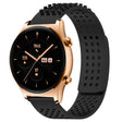 For Honor Watch GS 3 22mm Holes Breathable 3D Dots Silicone Watch Band(Black) - Watch Bands by PMC TechLife | Online Shopping South Africa | PMC TechLife