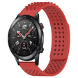 For Honor Watch GS 3i 22mm Holes Breathable 3D Dots Silicone Watch Band(Red) - Watch Bands by PMC TechLife | Online Shopping South Africa | PMC TechLife