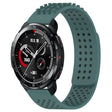 For Honor Watch GS Pro 22mm Holes Breathable 3D Dots Silicone Watch Band(Olive Green) - free shipping - PMC TechLife - Order now!
