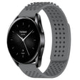 For Xiaomi Watch S2 42mm 22mm Holes Breathable 3D Dots Silicone Watch Band(Grey) - free shipping - PMC TechLife - Order now!