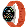 For Xiaomi MI Watch Sport 22mm Holes Breathable 3D Dots Silicone Watch Band(Orange) - Watch Bands by PMC TechLife | Online Shopping South Africa | PMC TechLife | Buy Now Pay Later Mobicred