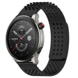 For Amazfit GTR 4 Pro 22mm Holes Breathable 3D Dots Silicone Watch Band(Black) - Watch Bands by PMC TechLife | Online Shopping South Africa | PMC TechLife | Buy Now Pay Later Mobicred