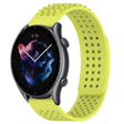 For Amazfit GTR 3 22mm Holes Breathable 3D Dots Silicone Watch Band(Lime Green) - Watch Bands by PMC TechLife | Online Shopping South Africa | PMC TechLife