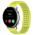For Amazfit GTR 2 22mm Holes Breathable 3D Dots Silicone Watch Band(Lime Green) - Watch Bands by PMC TechLife | Online Shopping South Africa | PMC TechLife