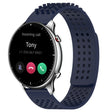 For Amazfit GTR 2 22mm Holes Breathable 3D Dots Silicone Watch Band(Midnight Blue) - Watch Bands by PMC TechLife | Online Shopping South Africa | PMC TechLife