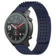 For Amazfit GTR 47mm 22mm Holes Breathable 3D Dots Silicone Watch Band(Midnight Blue) - Watch Bands by PMC TechLife | Online Shopping South Africa | PMC TechLife