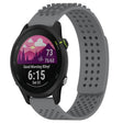 For Garmin Forerunner 255 Music 22mm Holes Breathable 3D Dots Silicone Watch Band(Grey) - Watch Bands by PMC TechLife | Online Shopping South Africa | PMC TechLife