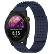 For Garmin Forerunner 255 Music 22mm Holes Breathable 3D Dots Silicone Watch Band(Midnight Blue) - free shipping - PMC TechLife - Order now!