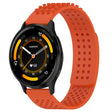 For Garmin Venu 3 22mm Holes Breathable 3D Dots Silicone Watch Band(Orange) - Watch Bands by PMC TechLife | Online Shopping South Africa | PMC TechLife