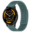 For Garmin Venu 3 22mm Holes Breathable 3D Dots Silicone Watch Band(Olive Green) - Watch Bands by PMC TechLife | Online Shopping South Africa | PMC TechLife