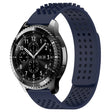For Samsung Gear S3 Frontier 22mm Holes Breathable 3D Dots Silicone Watch Band(Midnight Blue) - Watch Bands by PMC TechLife | Online Shopping South Africa | PMC TechLife