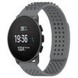 For SUUNTO 9 Peak Pro 22mm Holes Breathable 3D Dots Silicone Watch Band(Grey) -  by PMC TechLife | Online Shopping South Africa | PMC TechLife