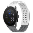 For  SUUNTO 9 Peak 22mm Holes Breathable 3D Dots Silicone Watch Band(White+Grey) -  by PMC TechLife | Online Shopping South Africa | PMC TechLife
